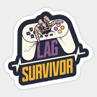 Lag Survivor - Funny Gaming Sticker